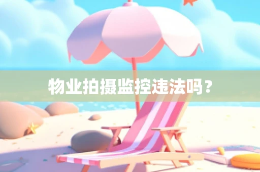 物业拍摄监控违法吗？