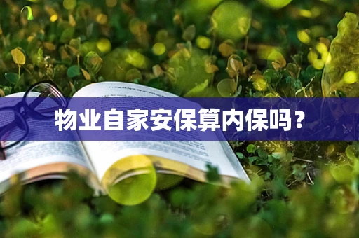 物业自家安保算内保吗？