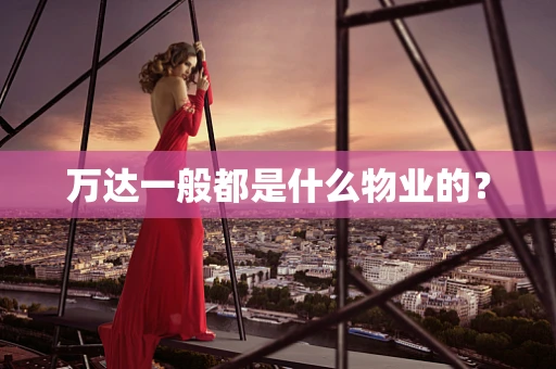 万达一般都是什么物业的？