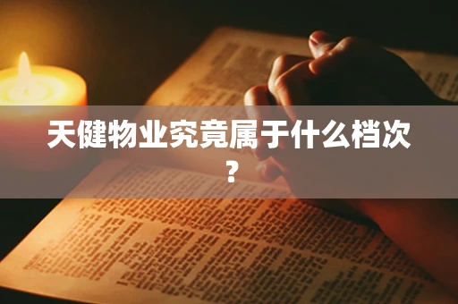 天健物业究竟属于什么档次？