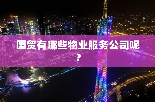 国贸有哪些物业服务公司呢？