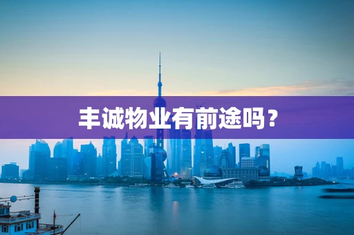 丰诚物业有前途吗？