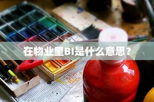 在物业里BI是什么意思？