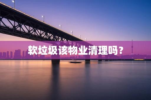 软垃圾该物业清理吗？