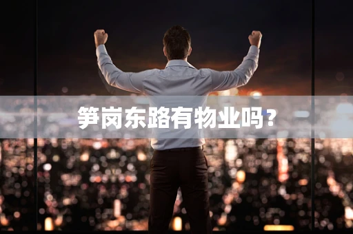 笋岗东路有物业吗？