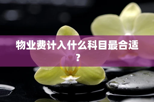 物业费计入什么科目最合适？