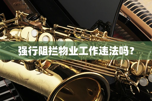 强行阻拦物业工作违法吗？