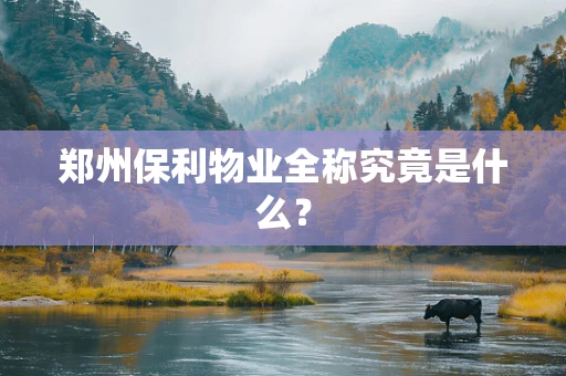 郑州保利物业全称究竟是什么？