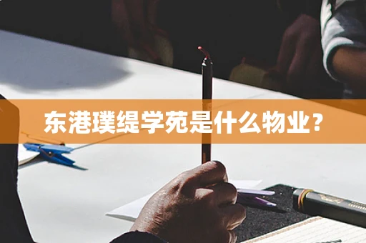 东港璞缇学苑是什么物业？