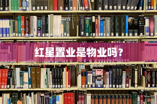 红星置业是物业吗？
