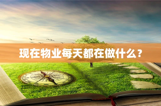 现在物业每天都在做什么？