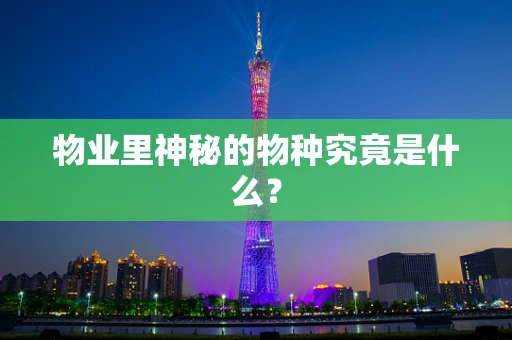 物业里神秘的物种究竟是什么？