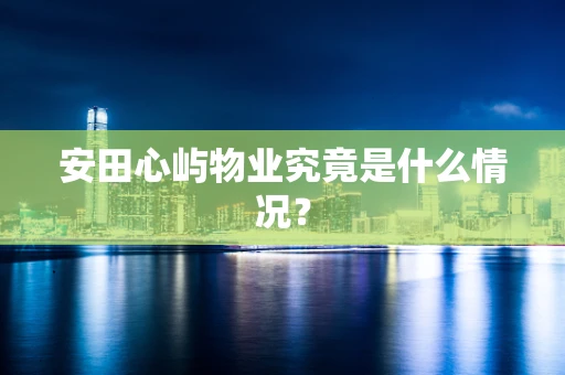 安田心屿物业究竟是什么情况？