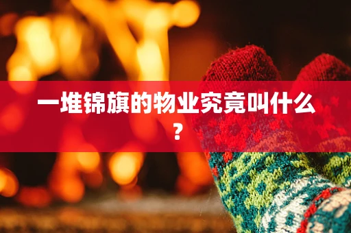 一堆锦旗的物业究竟叫什么？