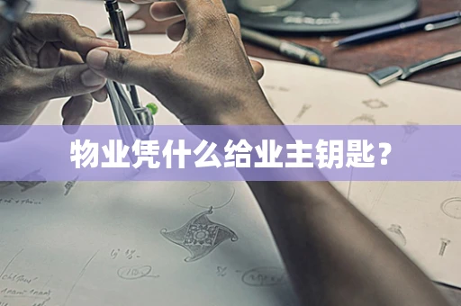 物业凭什么给业主钥匙？