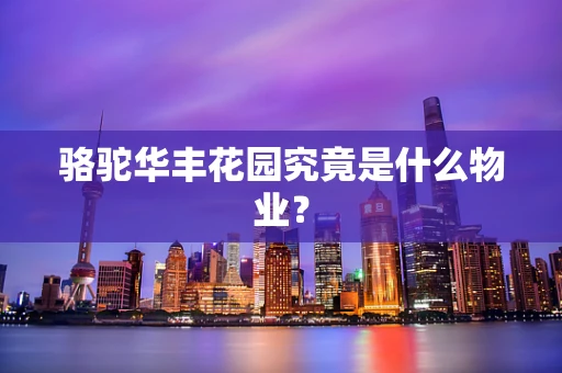 骆驼华丰花园究竟是什么物业？
