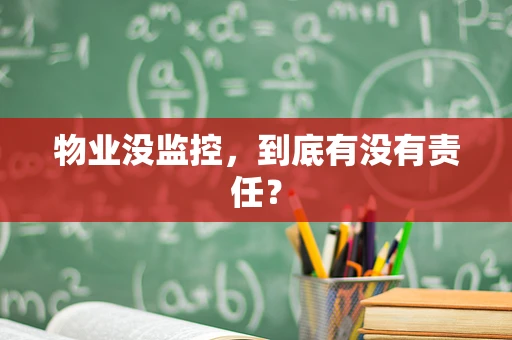 物业没监控，到底有没有责任？