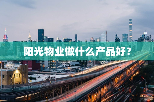 阳光物业做什么产品好？