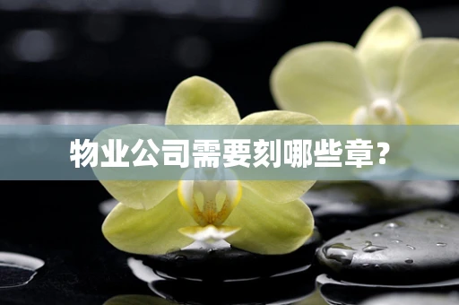 物业公司需要刻哪些章？