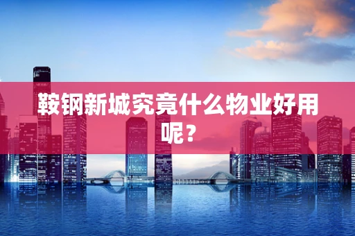鞍钢新城究竟什么物业好用呢？