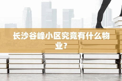 长沙谷峰小区究竟有什么物业？