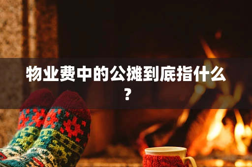 物业费中的公摊到底指什么？