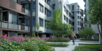 小区物业管楼上扰民问题吗？